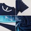 Fußballtrikot Set Herren und Damen Sportbekleidung Kurzarm Schnelltrocknend Wettkampftrikot Teambuilding Trikot Trainings trikot