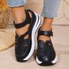 Women's Shoes Closed Toe Sandals Casual Rome Sandals Women Hollow Platform Wedges Plus Size Shoes Female