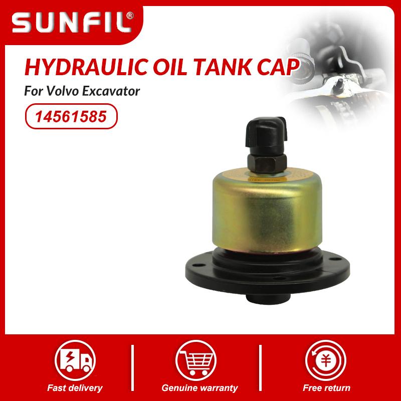 Hydraulic Oil Tank Cap 14561585 VOE14561585 Fuel Tank Fit for Volv o Excavator EC210 EC140 EC240 EC290 EC360 EC460