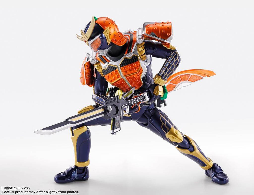 TAMASHII NATIONS Bone Carving Kamen Rider Gaim Orange Approximately PVC Painted Action Figure S.H.Figuarts (Real Method) Arms, 145mm, & ABS,