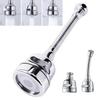 360 Degree Swivel Kitchen Faucet Aerator Adjustable Dual Mode Sprayer Filter Diffuser Water Saving Nozzle Faucet Connector