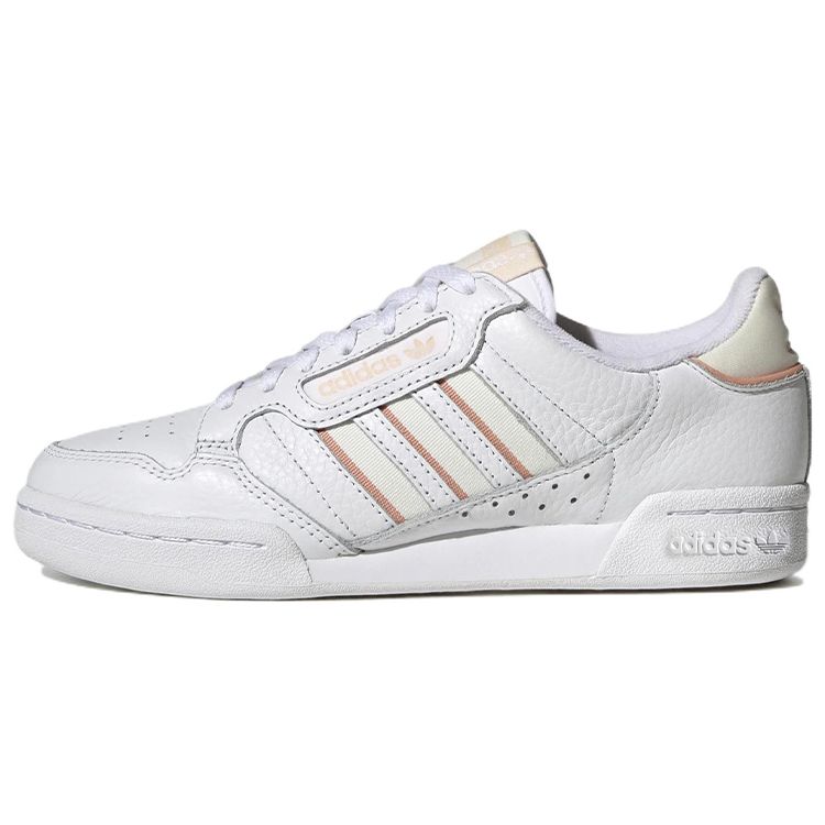 Adidas Originals Continental 80 Low Top Sneakers Women Sneakers White Orange GX4432