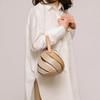 Luxury Brand Designer Women's Fashion Retro Geometric Bucket Bag Elegant Versatile Texture Ladies Handbag 2023 Sac À Main Femme