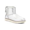 UGG Classic Mini Warm Comfortable Outdoor Casual Zipper Snow Boots Women boots Silver 1122670-SLVM