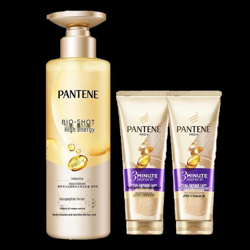 Pantene Intensive Nourishment Shampoo & 3 Minute Miracle Conditioner Set