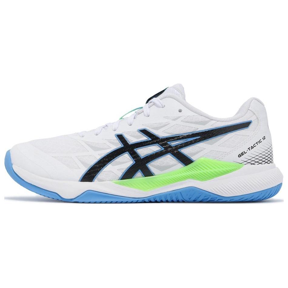 ASICS Gel-Tactic 12 White Lime Burst Men s 1073A058-102 EU 46