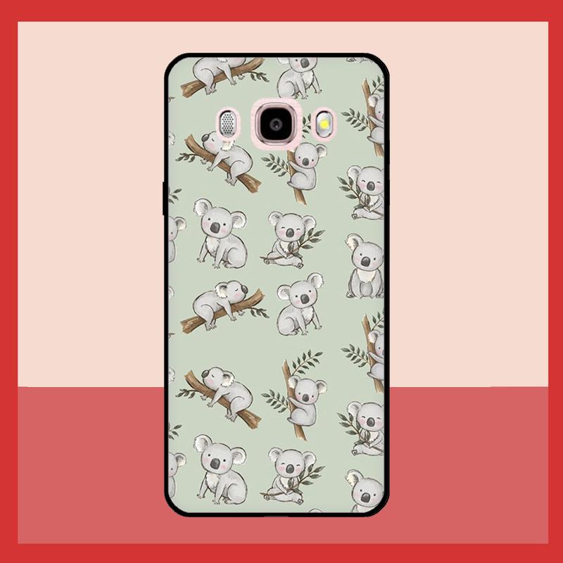 Cartoon Painting Animal Koala Case For Samsung Galaxy J6 J4 Plus A6 A7 A8 A9 J8 2018 J3 J5 J7 2017 J1 A3 A5 2016 Cover