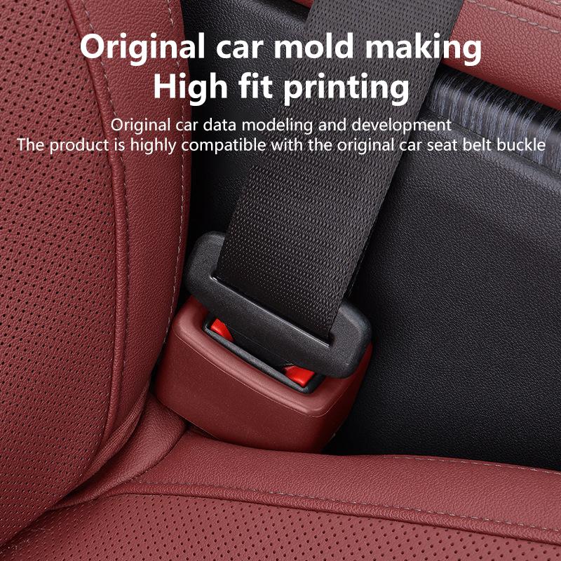 1Pc Car Seat Belt Buckle Cover Anti Scratch Seatbelt Button Protector Seat Belt Protection Cover Car Interior Accessories