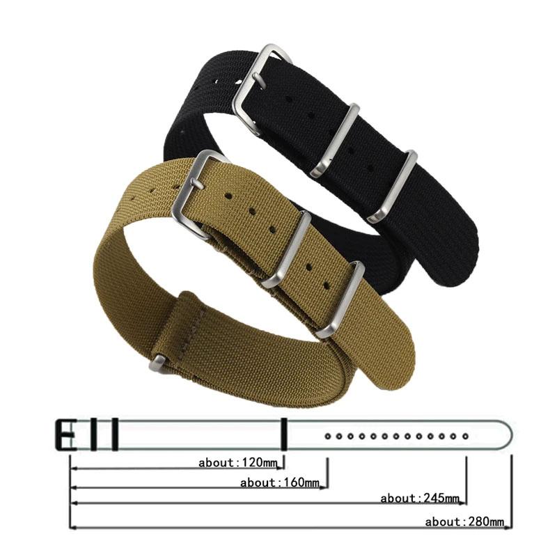 20mm 22mm Nylon Weave Strap Men Women Sport Bracelet for 18mm Omega Watch Strap for Seiko for Huawei Samsung Smart Watch Band