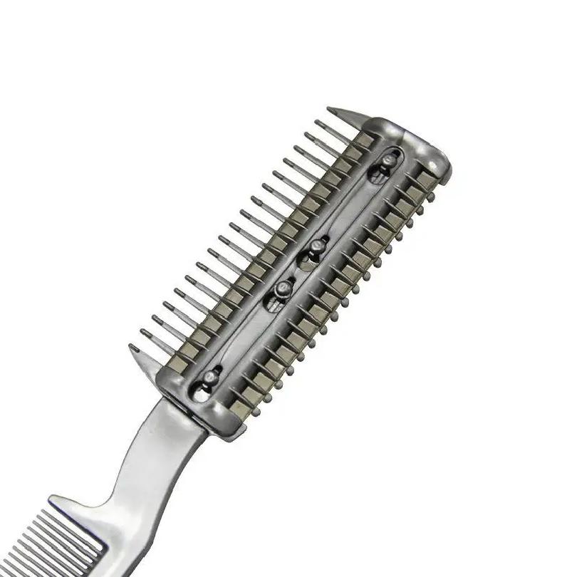 Pet Dog Hair Trimmer Comb Cutting Cut With 2 Blades Grooming Razor Thinning Dog Cat Combs Dog Cat Hair Remover Hair Brush Comb.