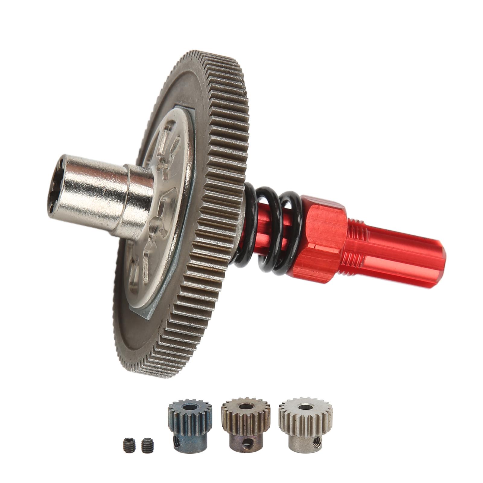 

91T Slipper Gear Set Differential Upgrade Parts Metal Gear Assembly for Arrma Senton 1 10 RC Cars Red червоний