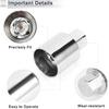 Vehicle Wheel Lock Lugnut for Jeep Compass #803 Anti-theft Screw Nut Removal Key Socket 1pc