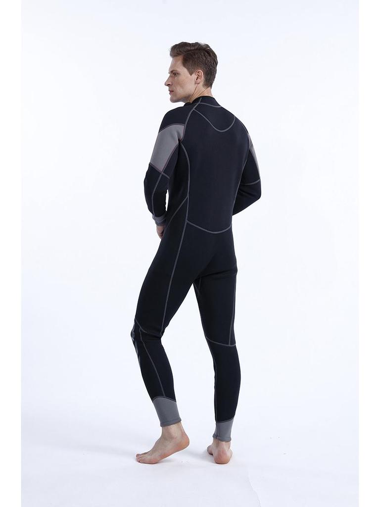 MYLEDI Men's 3mm One-Piece Warm Wetsuit for Snorkeling and Swimming
