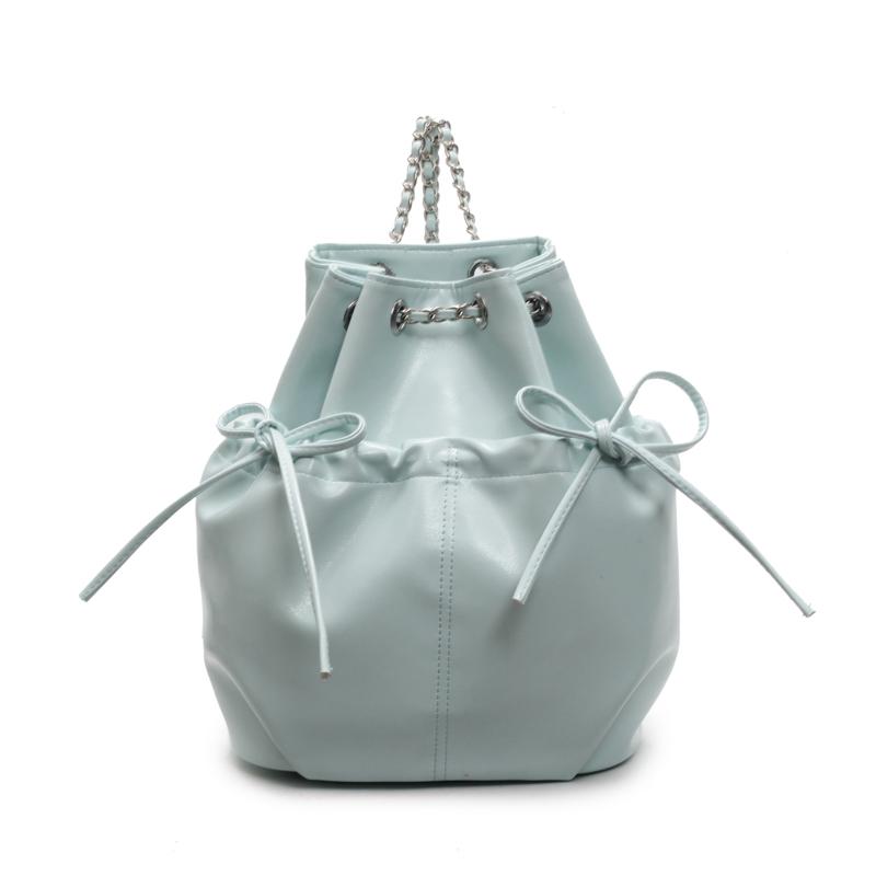Chain Backpack Women's Shoulder Bag Multi-function Bucket Bag