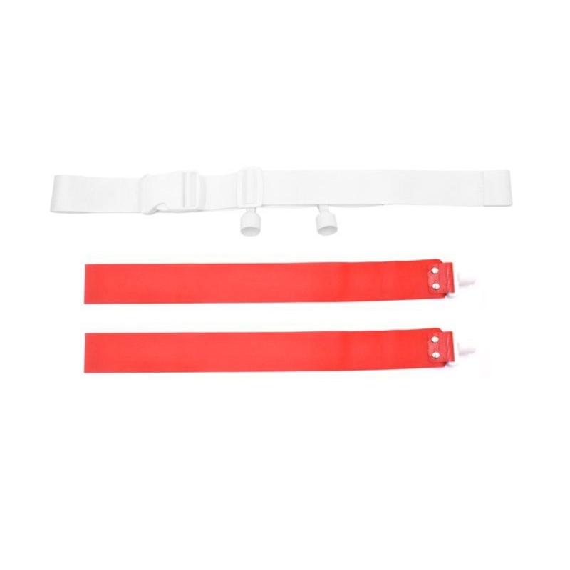 Football Belts and Flags Set Adjustable Football Belt with Flags Touchdown Training Flags Belts for Outdoor Training красный