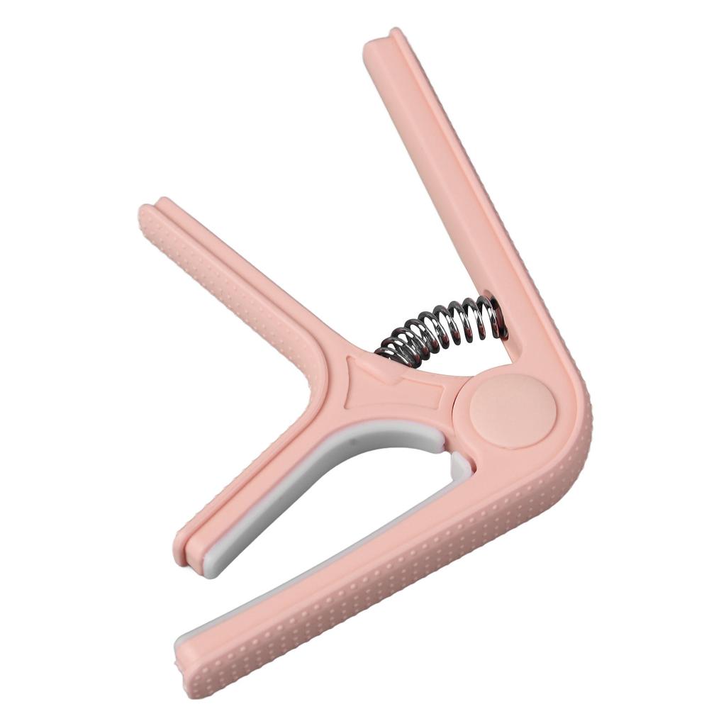 Guitar Capo Clip Clamp with Non Slip Point Universal Great Protection Ukulele Electric Guitar Capo Pink