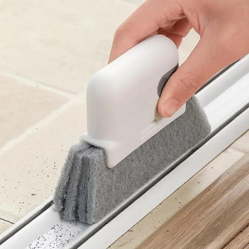 Window Groove Cleaning Brush, Window Groove Cleaning Tool, Small Brush for Sweeping Grooves, Brush for Cleaning Window Sill Gaps