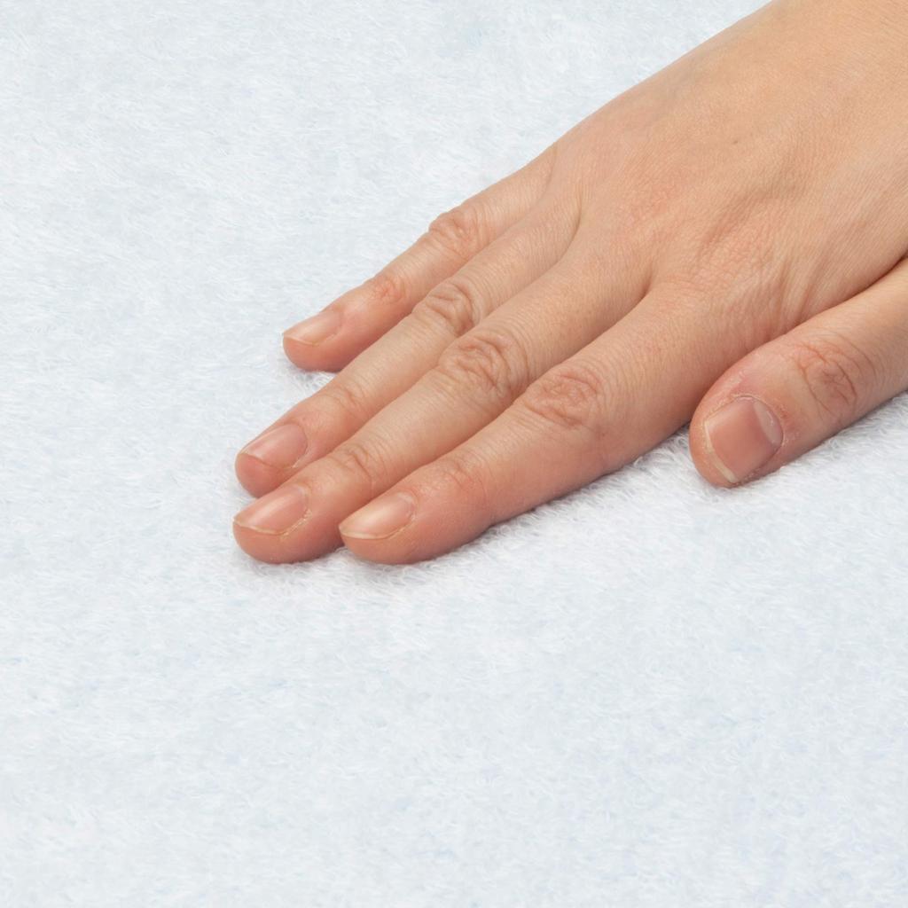 Nishikawa Imabari Towel Hand Towel Suitable for Everyday Use and Made in Blue TT31600613B (Wash Towel) 100% Cotton, Soft, Fluffy, Voluminous, Plain,