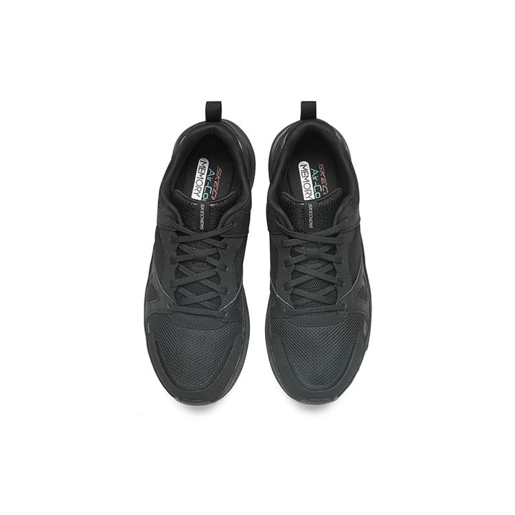 Skechers Sport Fashion Retro Low-Top Running Shoes Men Sneakers Black 232219-BBK