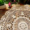 Bordmatte Miljøvennlig Luktfri Universal Slitesterk Ferskvann Lotus Round Desk for Bar