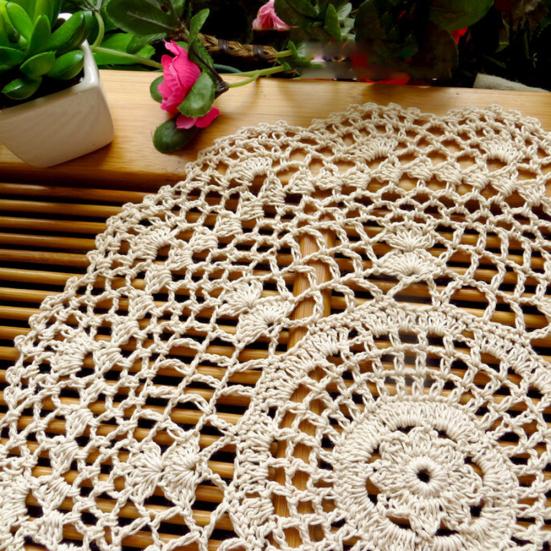 Bordmatte Miljøvennlig Luktfri Universal Slitesterk Ferskvann Lotus Round Desk for Bar