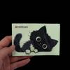 PVC Glowing Cat Stickers Self-Adhesive Cat Switch Stickers Luminous Cat Wall Decals  Dorm Room