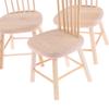 1Set 1/12 Dollhouse Miniature Dining Table Chair Doll House Wooden Furniture Toy