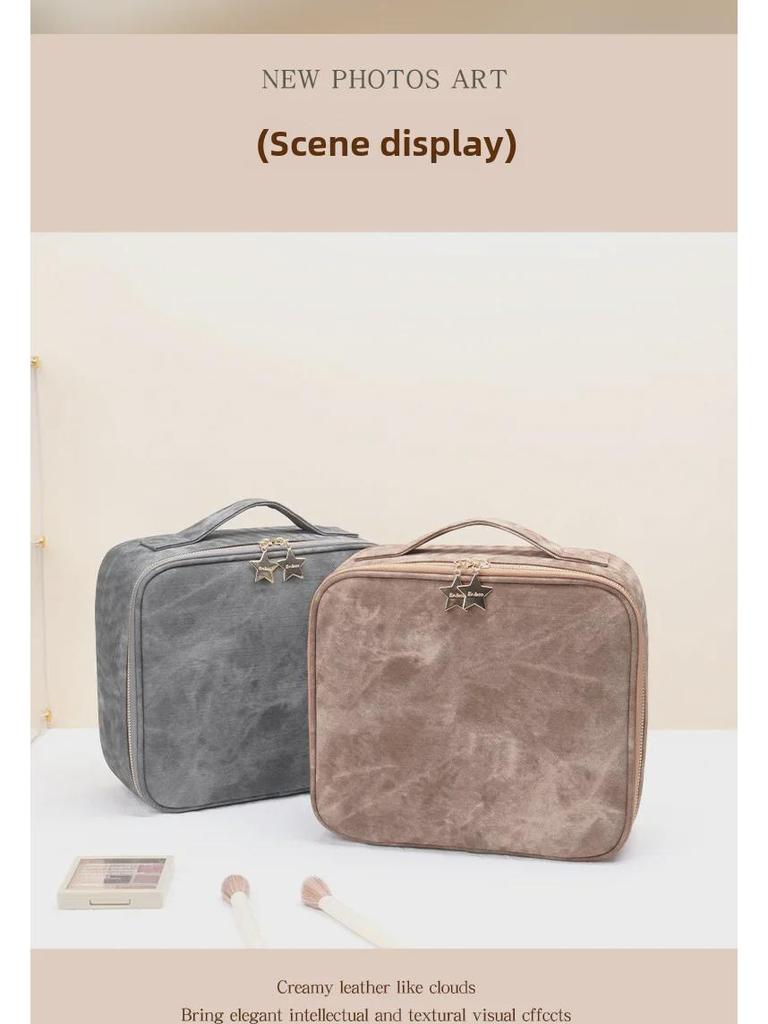 LED-Licht Kosmetiktasche mit großem Fassungsvermögen und Ganzkörperspiegel