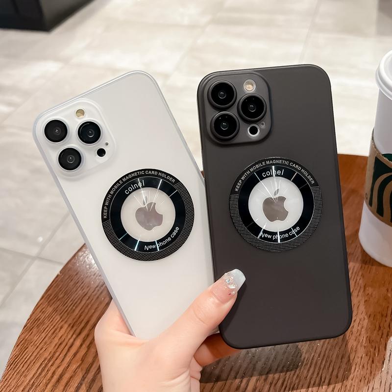 Luxury Magsafe Wireless Charge Phone Case For Iphone 14 13 12 11 Pro Max Plus Transparent Magnetic Matte Bumper Cases Cover