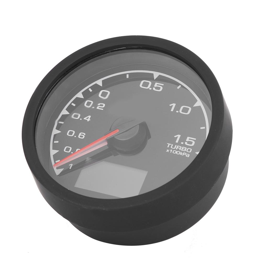 

Auto Car 2.5in Digital Turbo Boost Gauge Meter 12V 7 Colors Backlight Universal