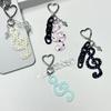 User Friendly Whimsical Key Ring Trendy Acrylic Jewelry Accessory Portable Everyday Use Unique Star Music Charm