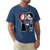 Interesting Cartoon Emo T Shirt Harajuku Short Sleeve T-shirt 100% Cotton Graphics Tshirt Tops