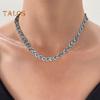 2Pcs/Set Women Jewelry Set Leaves Shape Rhinestone Inlaid Adjustable Length Necklace Bracelet Set Party Wedding Decor