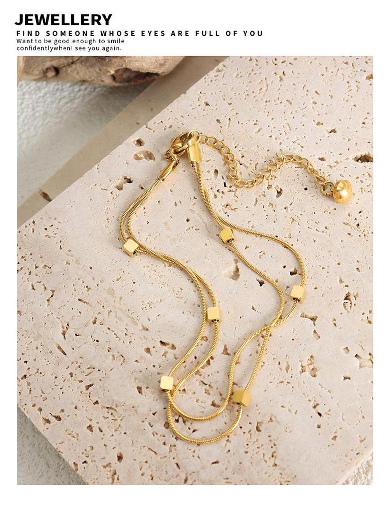 Elegant Non-Fading Anklet: Luxury Fashion for Women – Trendy, Dreamy Summer Foot Chain