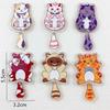 Eye Catching Acrylic Cat Keychain Functional Keyring Phones and Keys Decoration Great for Gifting To Friend and Family