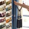A Pair Curtain Tiebacks Decorative Accessories with Hanging Balls, Tassels, Binding Straps, Ropes Hooks Tie Rope Curtains Holder