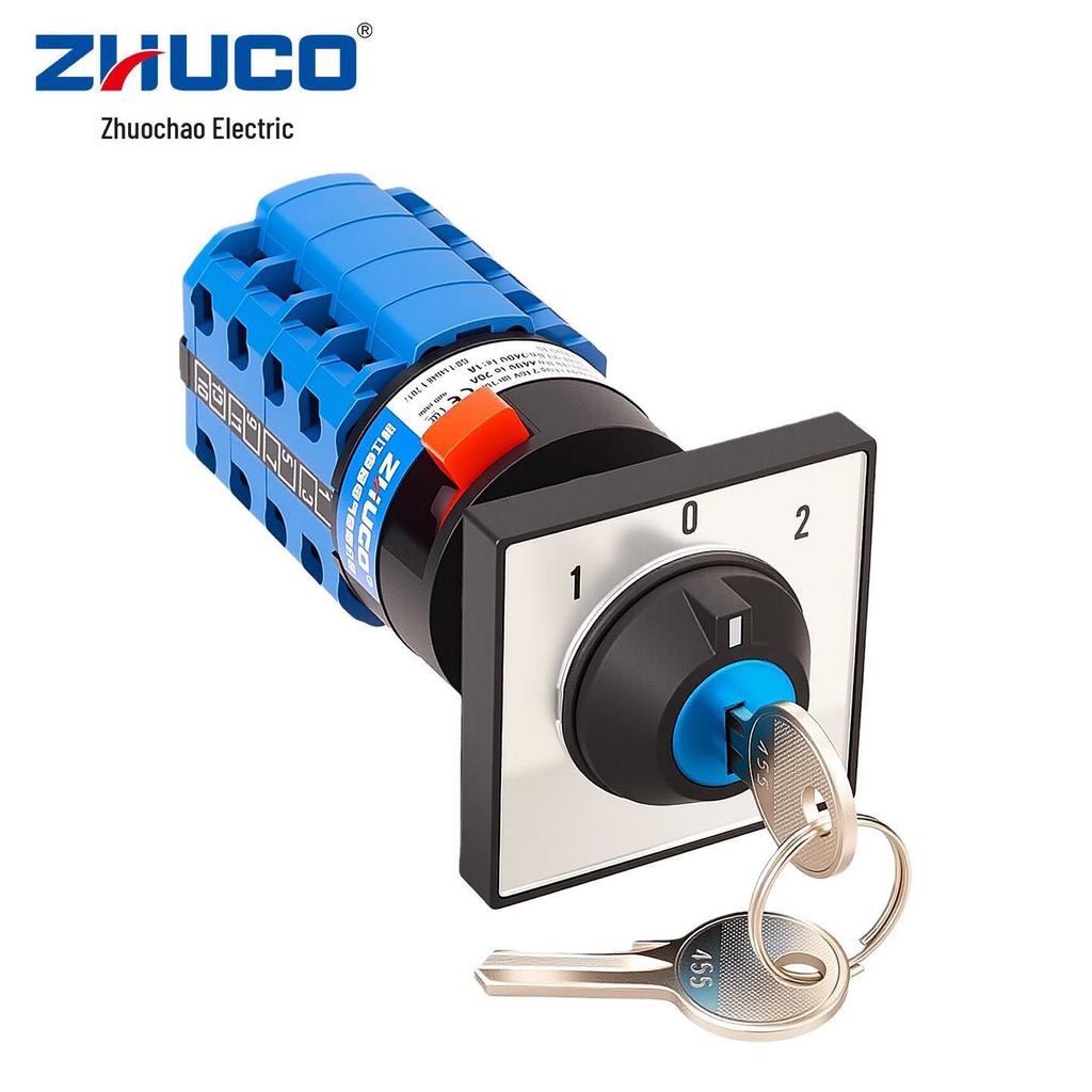 Zhuochao SZW26-20C/D404.4Y Lockable Single Hole Rotary Switch