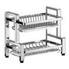 2026 Multi-functional Stainless Steel Dish Drying Rack for Countertop Storage of Bowls, Plates, and Chopsticks