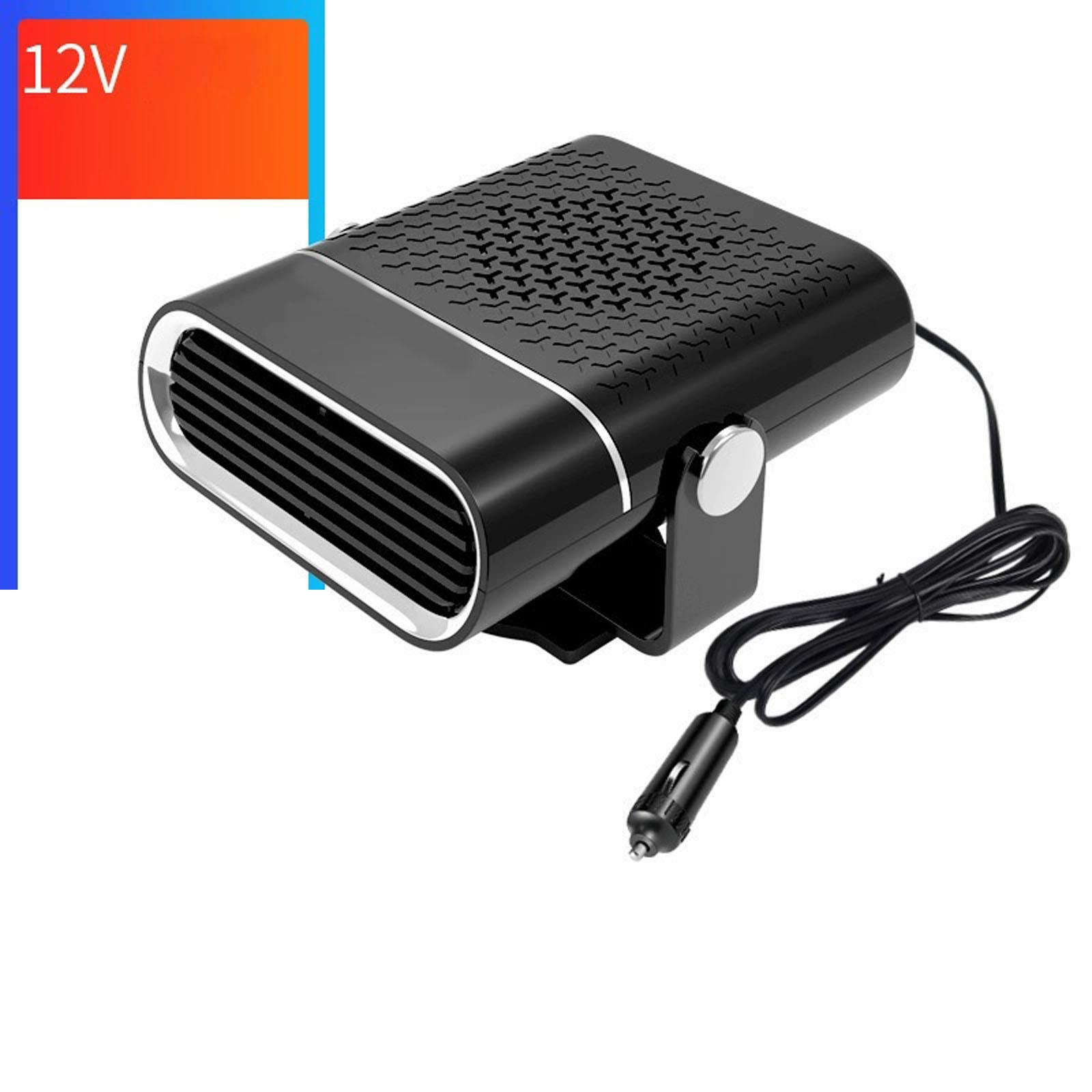 

Car Portable Heater for 12 Heater Quickly Defrost Defogger Demister Heat Fan Auto Dryer Windshield Defroster Plug in Lighter One Size