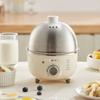 360W Elektrischer Eierkocher Frühstücksmaschine Multicooker Dampfgarer Automatischer Eierkocher Home Egg Custard Dampfgarer mit Timer