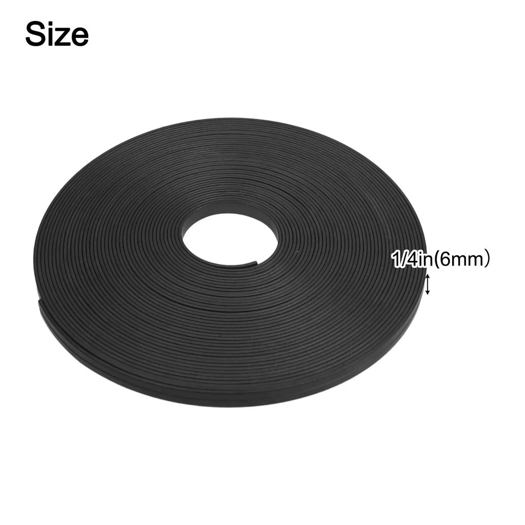 Magnetic Tape Roll Thin Strips for Whiteboard and Metal Surfaces Flexible Magnetic Strips for Organization and Decoration