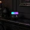 Hexen Zimmerdekorationen Halloween Kessel LED Blasenlicht, Leuchtender Hexen Kerzenhalter, Hexerei Motto Party Deko Farbwechselnde Gruselige Trank Lampe