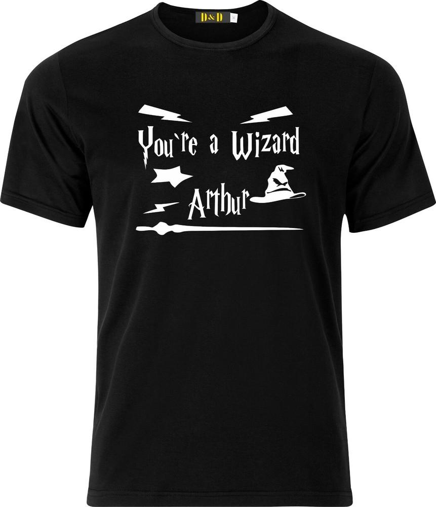 

Personalised your a wizard Harry Potter xmas present funny humour cotton t shirt XL