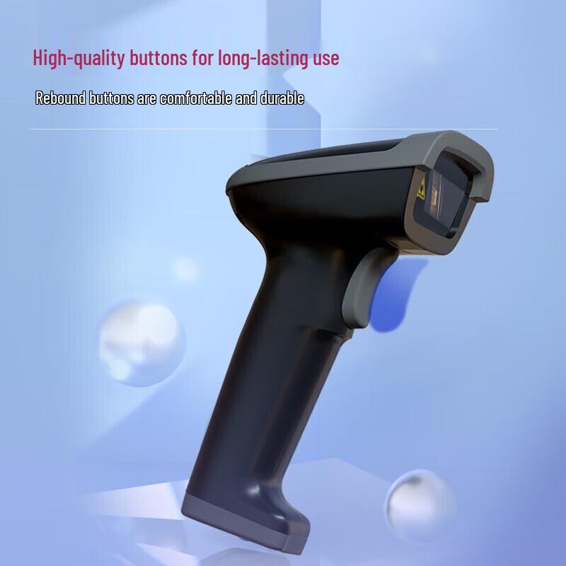 Deli Wireless 1D Laser Barcode Scanner