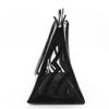 Salvatore Ferragamo Bolso Tote BZ-21 7255 negro/transparente Cuero charol/Plásticos Mujer Usado