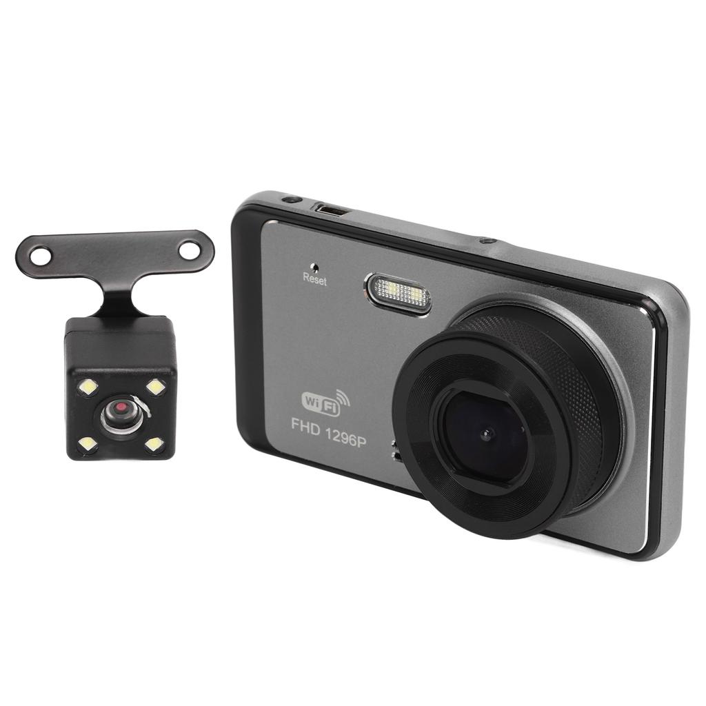 1080P Car Camera WiFi Dual Camera Night Vision 150mah Battery Loop Recording Car DVR for Driving