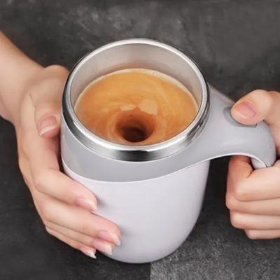 Wiederaufladbare Elektrische Automatische Rührende Magnetische Tasse 380ml Edelstahl Mixer Kaffee Milch Mischbecher Perfekt Für Zuhause Büro