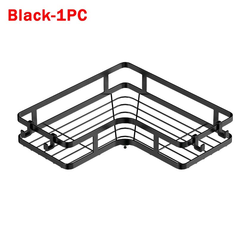 Półka łazienkowa bez gwoździ Półka narożna prysznicowa Aluminiowa półka na szampon Przechowywanie artykułów prysznicowych Akcesoria łazienkowe Półki łazienkowe