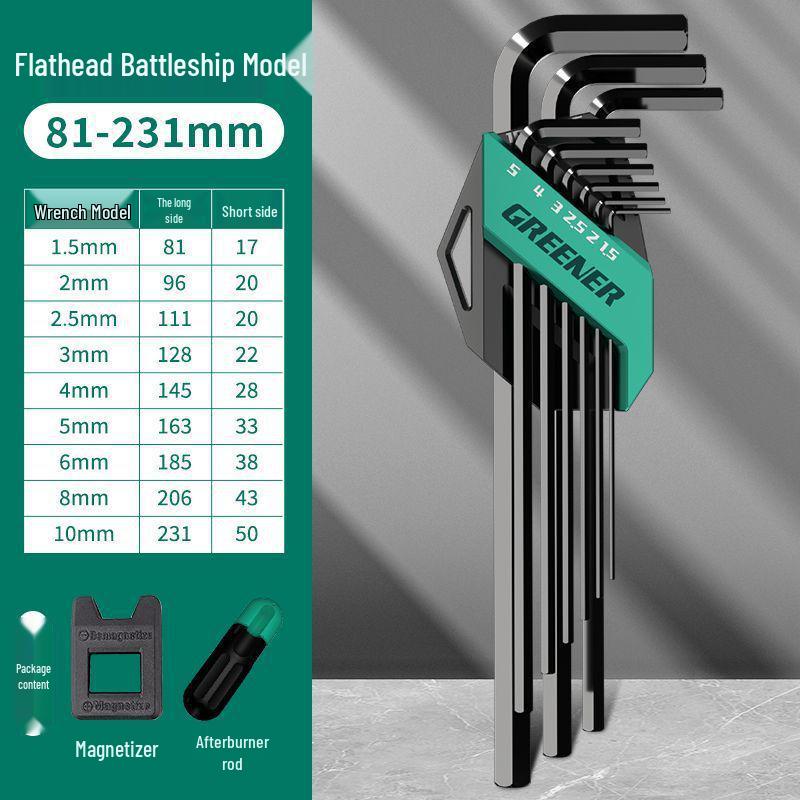 Automatic Combination Hex Wrench and 6-Point Screwdriver Set
