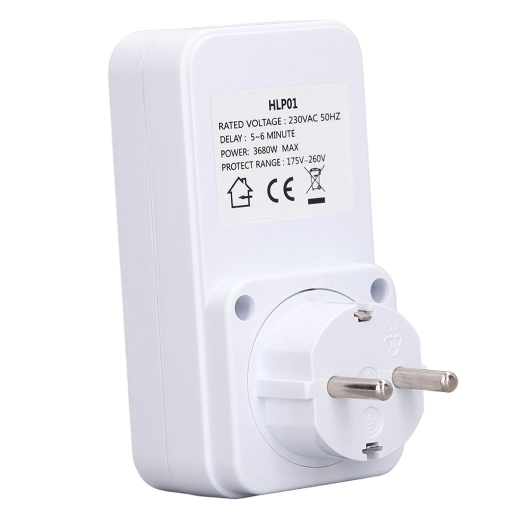 Voltage Protection Socket Electric Appliances Socket 175‑ 5‑6 Minutes Delay